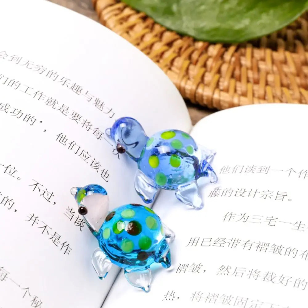 Mini Handicraft Turtle Figurines Lightweight Vivid Animal Statue Turtle Lifelike Decorative Accessories Crafts Collection Zpaxo