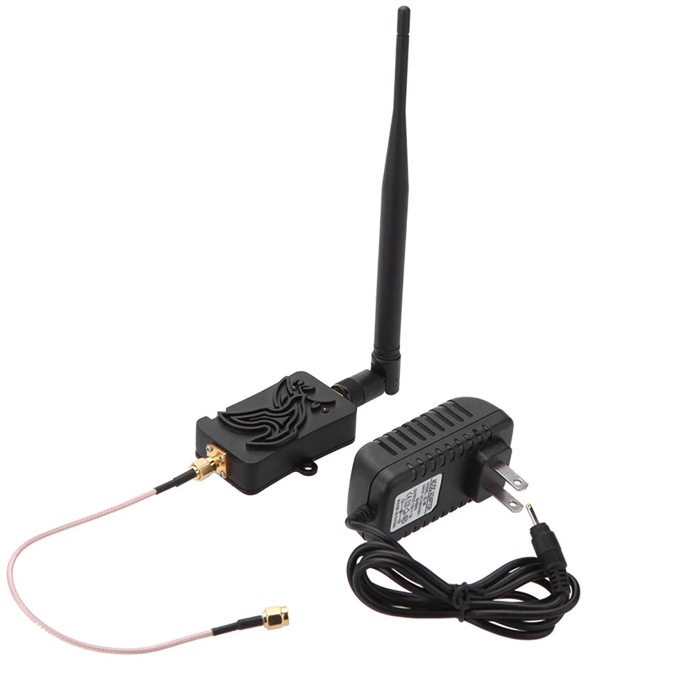 4W 4000mW 802.11b/g/n Wifi Wireless Amplifier Router 2.4Ghz WLAN ZigBee BT Signal Booster with Antenna TDD Computer Accessories Zpaxo