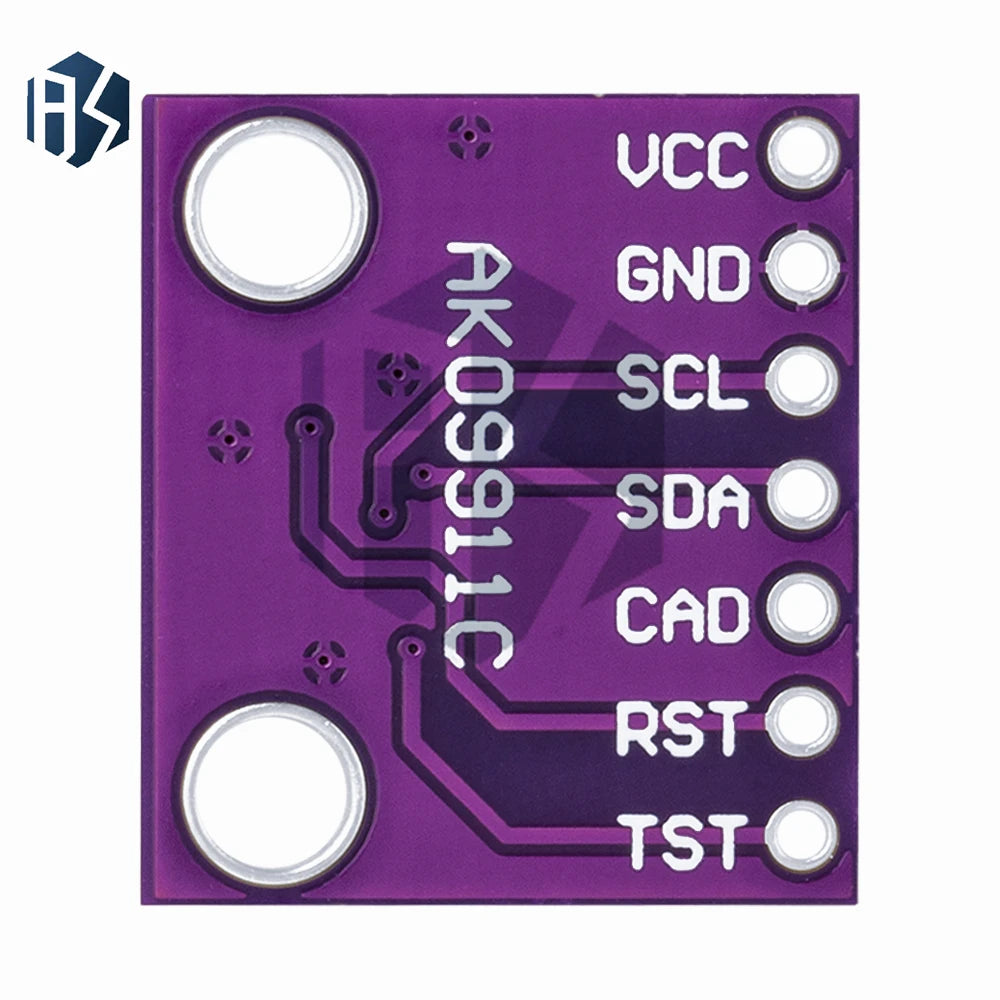 AK09911C 3-Axis Hall Effect Geomagnetic Sensor Module Integrated Zpaxo