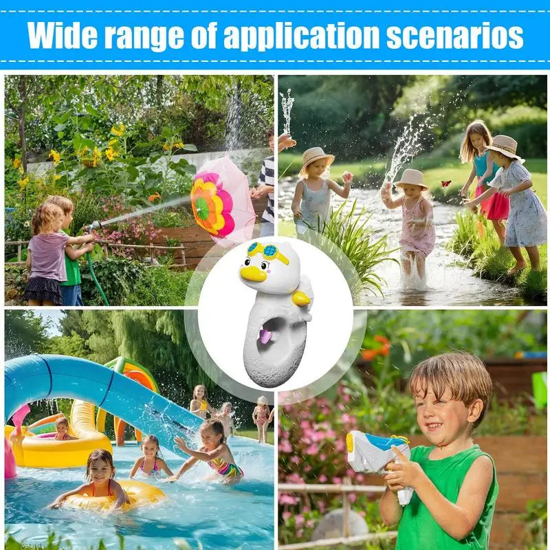 Water Squirter Duck Water Shooter Toddler Outdoor Swimming Pool Games Soaker Squirt Toys For Over 3 Years Old Boy Zpaxo