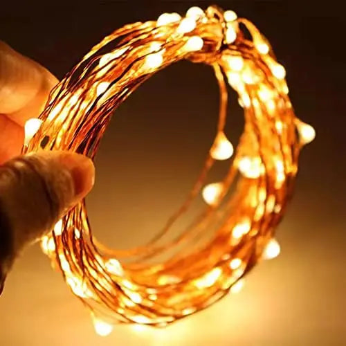 2M 20LED Fairy String Light Battery Operated Copper Wire Warm White for Christmas Wedding Party Decor Indoor OutdoorLighting Zpaxo
