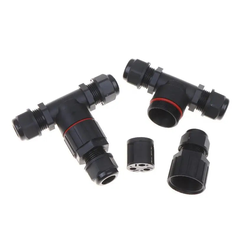 IP68 Waterproof T-Type Electrical Connector 2/3/4/5 Pin Push-In Electrical Connector Zpaxo
