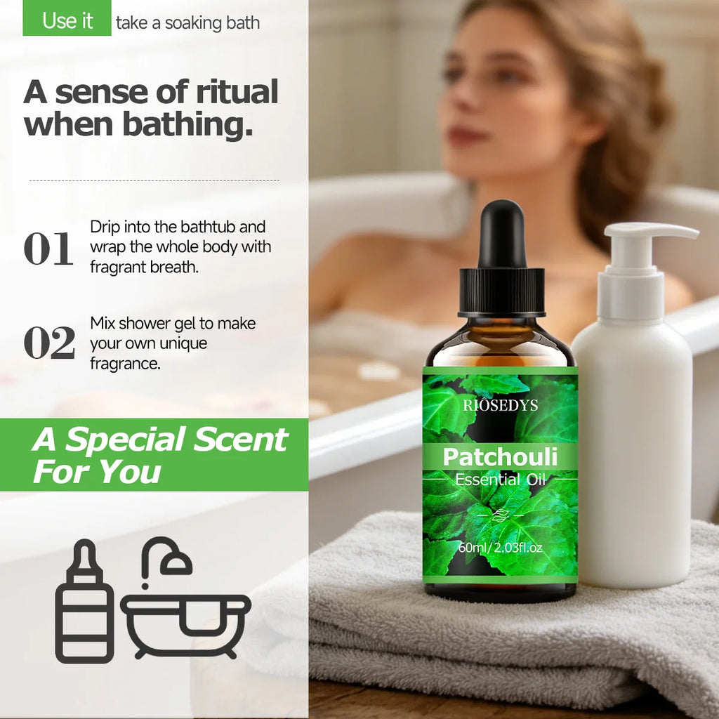 PATCHOULI Essential Oil Has Deep Nourishing Moisturizing Effects Zpaxo