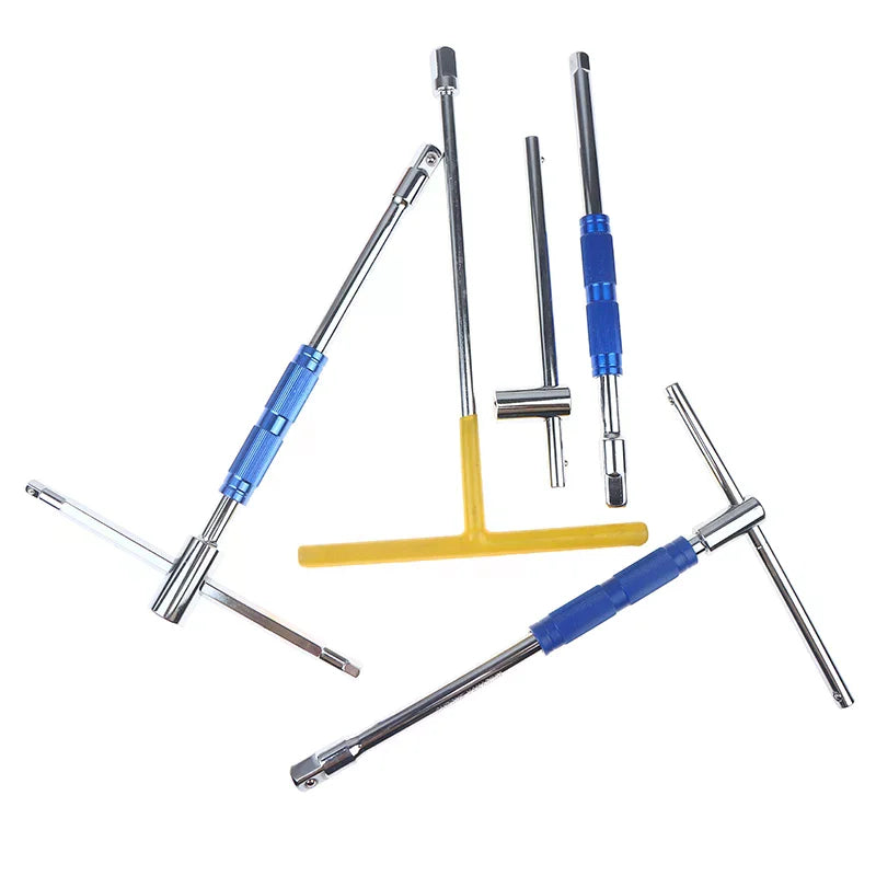 Multifunctional T-handle Socket Wrench Interchangeable Sockets Lever Zpaxo