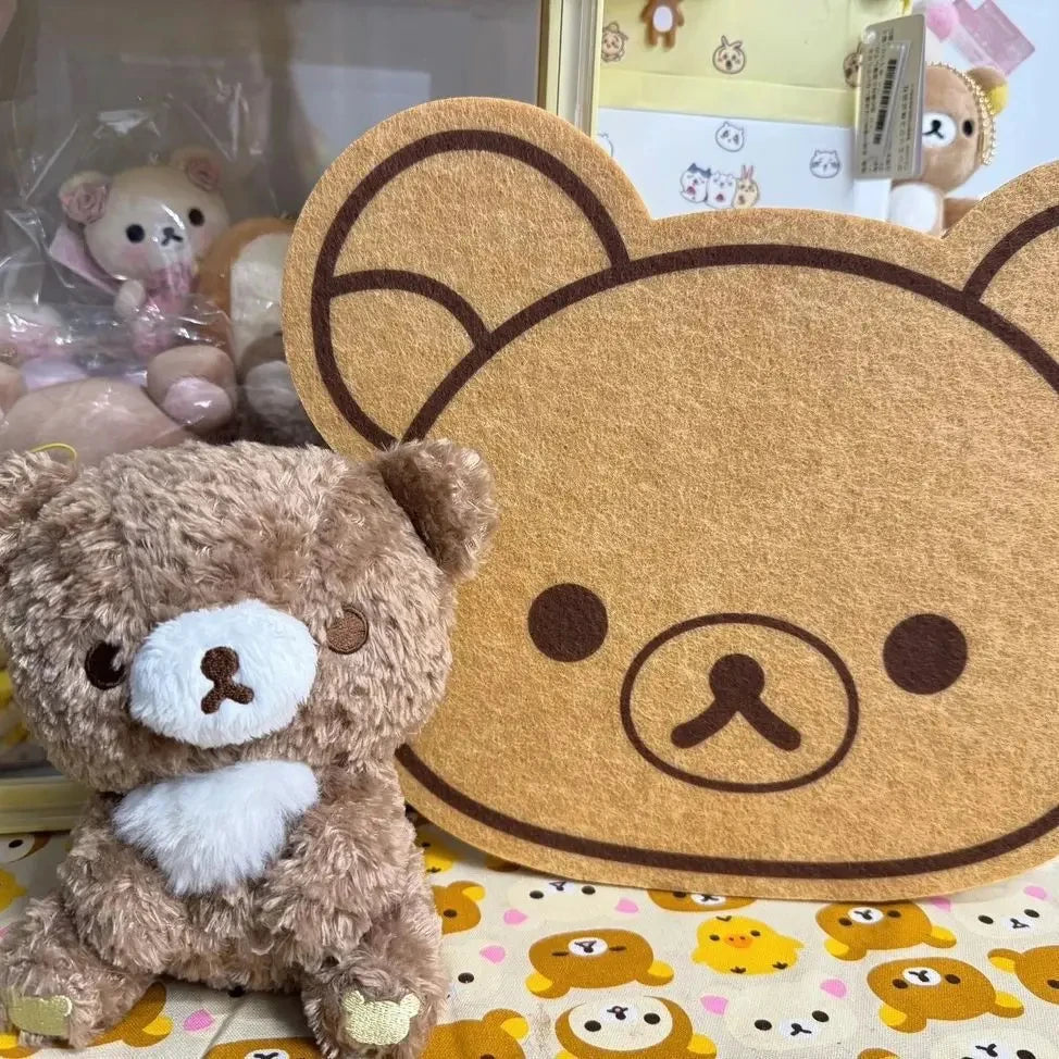 Cartoon Felt Board Home Decor Wall Decor Panel Felt Posters on The Wall Bear Wall Sticker Rilakkumas Children's Room Decorating Zpaxo