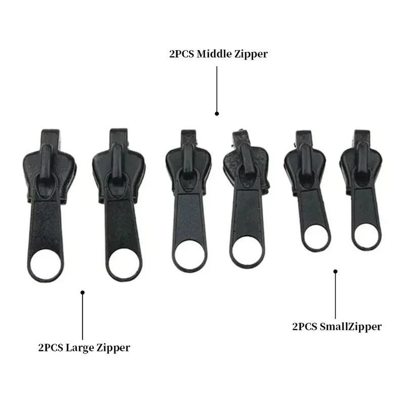 Instant Zipper Repair Kit – Universal Zip Slider Set (6–30 Pcs)