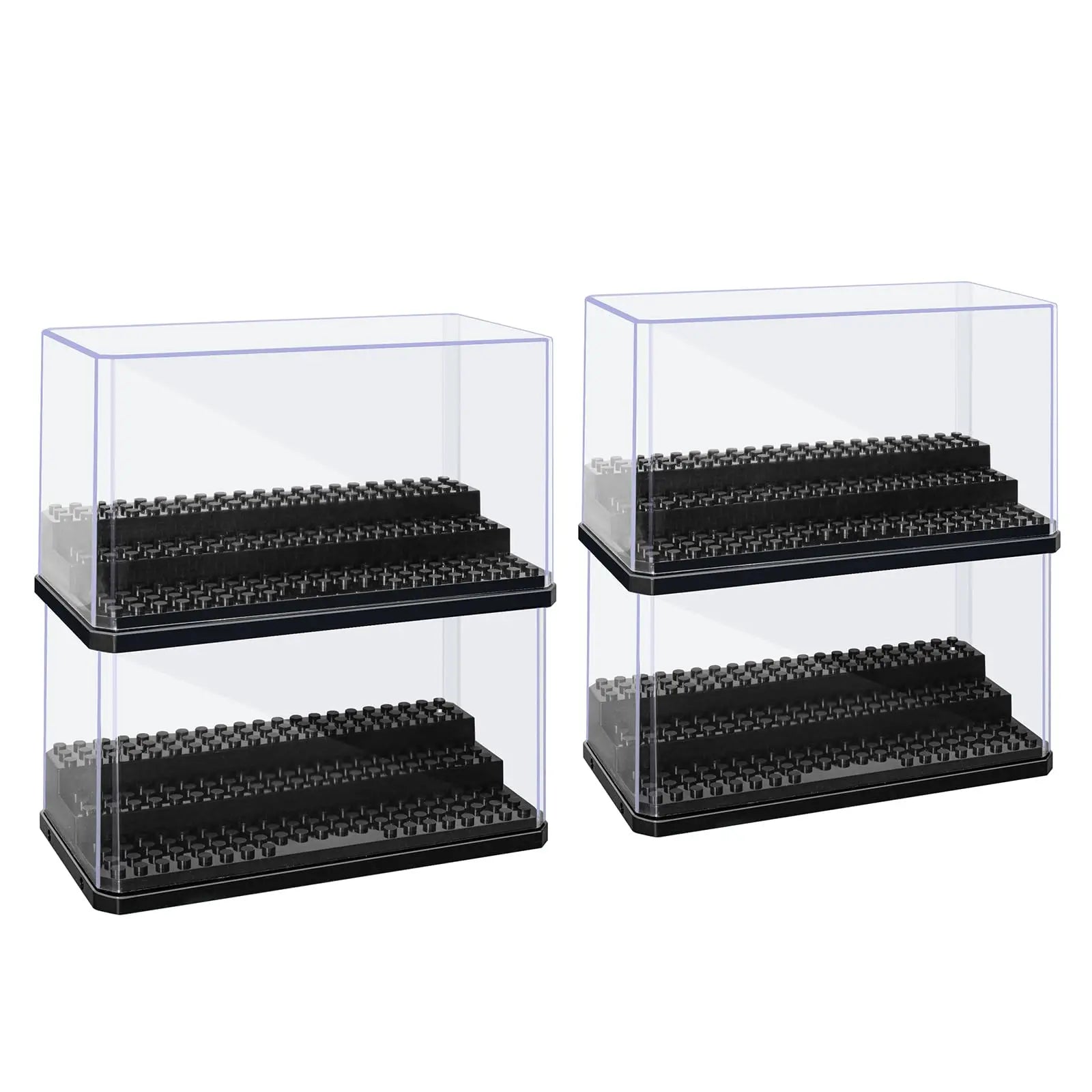 Acrylic Minifigures Display Case Stackable Dustproof Building Block
