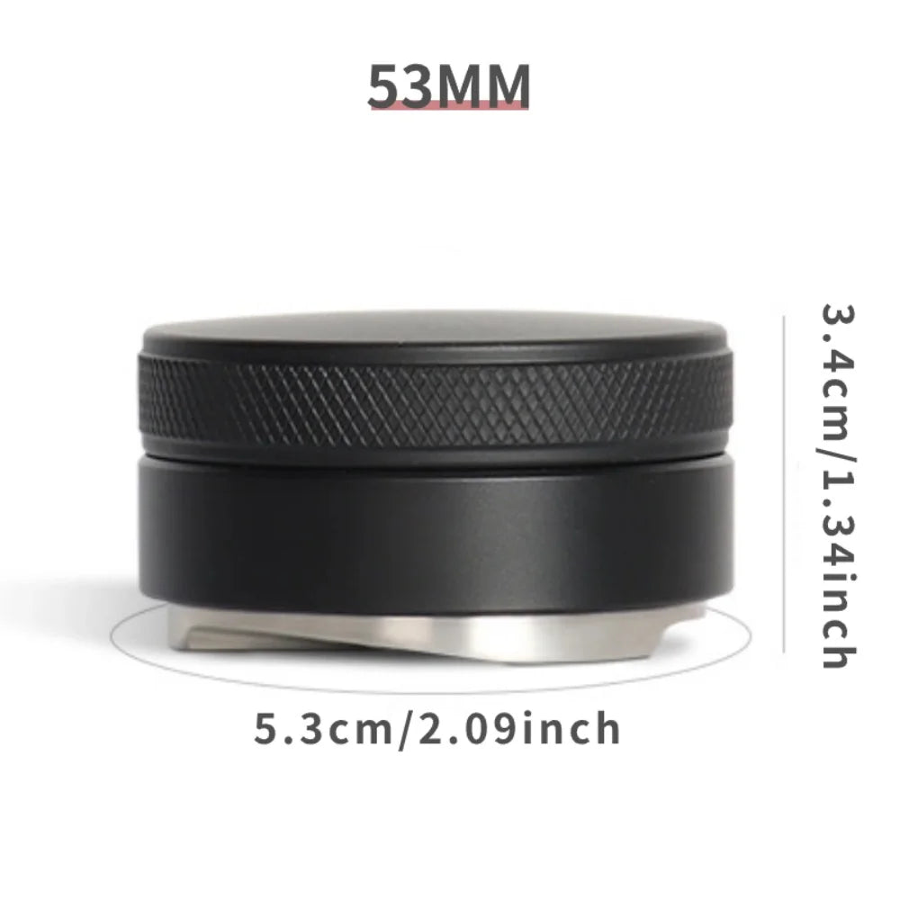 51/53/58mm Espresso Coffee Distributor – Aluminum Alloy, Black