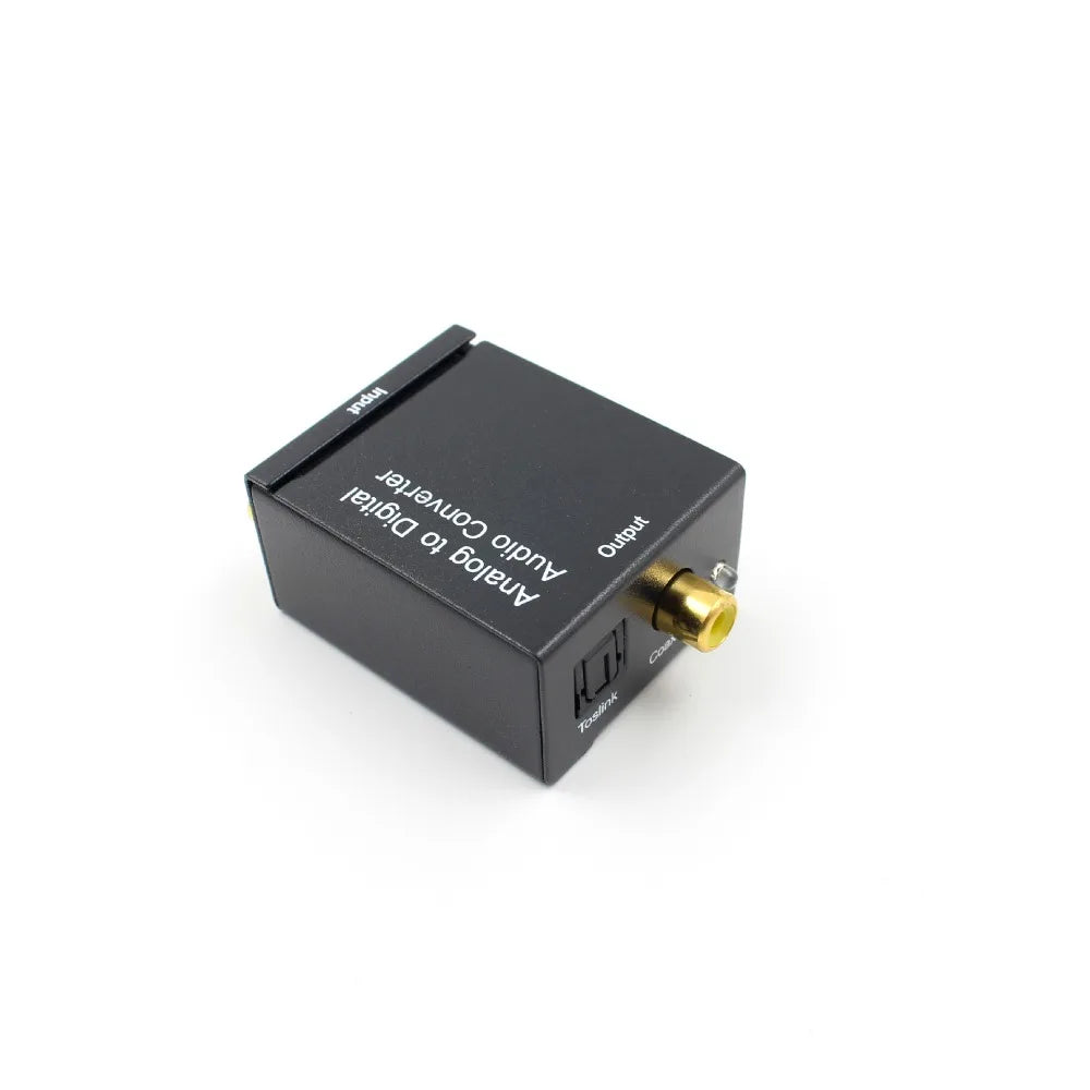 Toslink Audio Analog Digital Converter Decoder Power Cord SPDIF Zpaxo