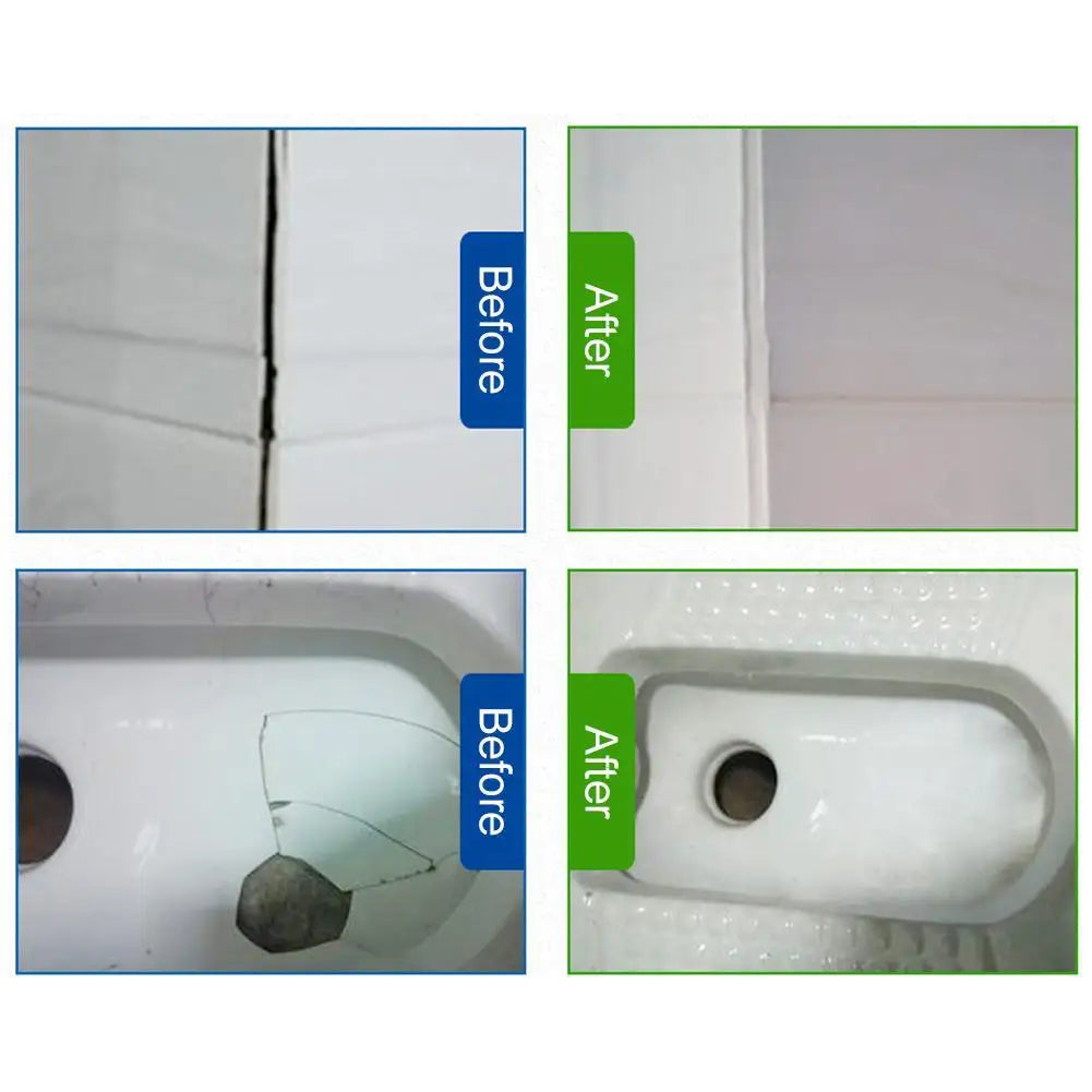 Tile Repair Paste Bathroom Tub Porcelain Repairing Tool Wall Zpaxo