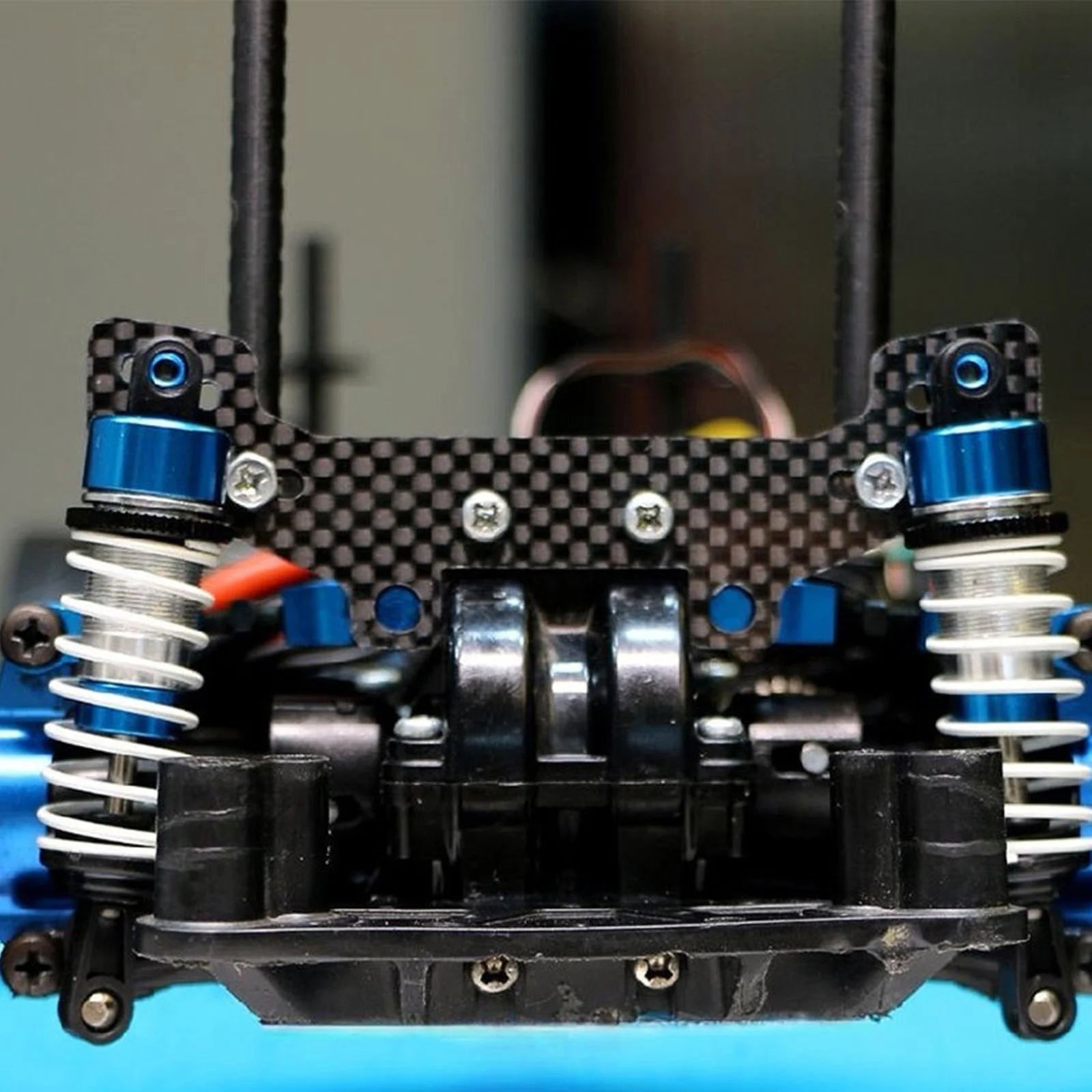 RC Car Carbon Front Rear Shock Tower Upgrade Parts Tamiya TT-02 TT02R