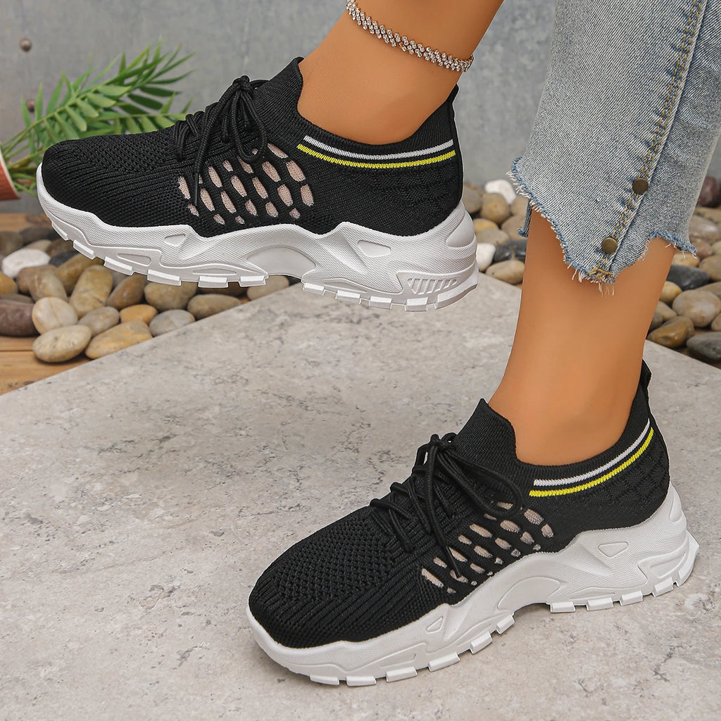 Women Mesh Shoes Fashion Casual Leisure Sneakers Women Comfortable Breathable Mesh Sports Shoes Spring Autumn Outdoor Sneakers Zpaxo