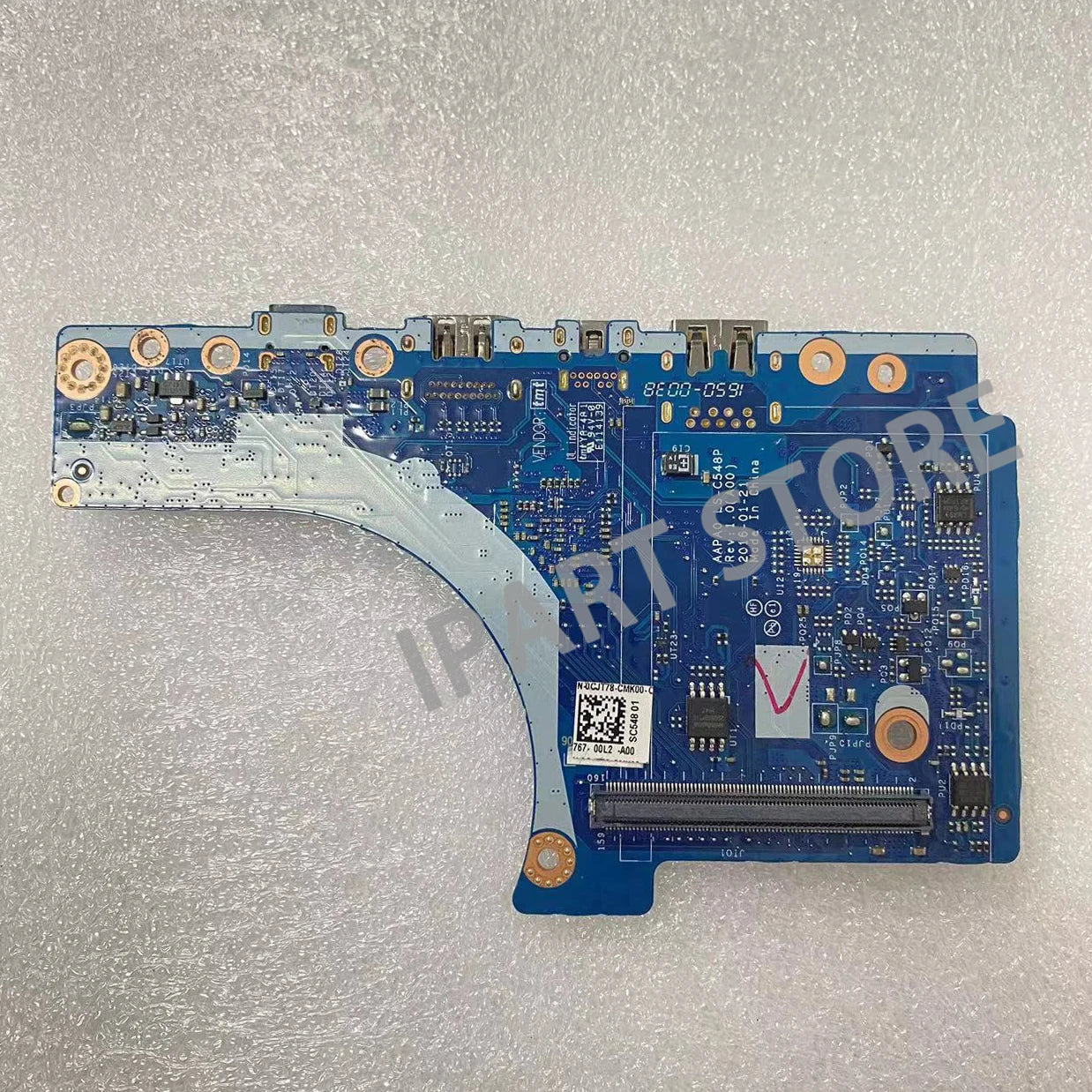 Dell Precision 15 7510 Laptop USB Audio SD Card Reader DP IO Board