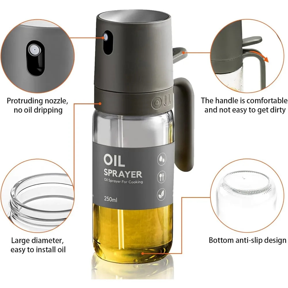 Oil Sprayer Kitchen Tools Cooking Borosilicate Glass Spray Bottle BBQ Zpaxo