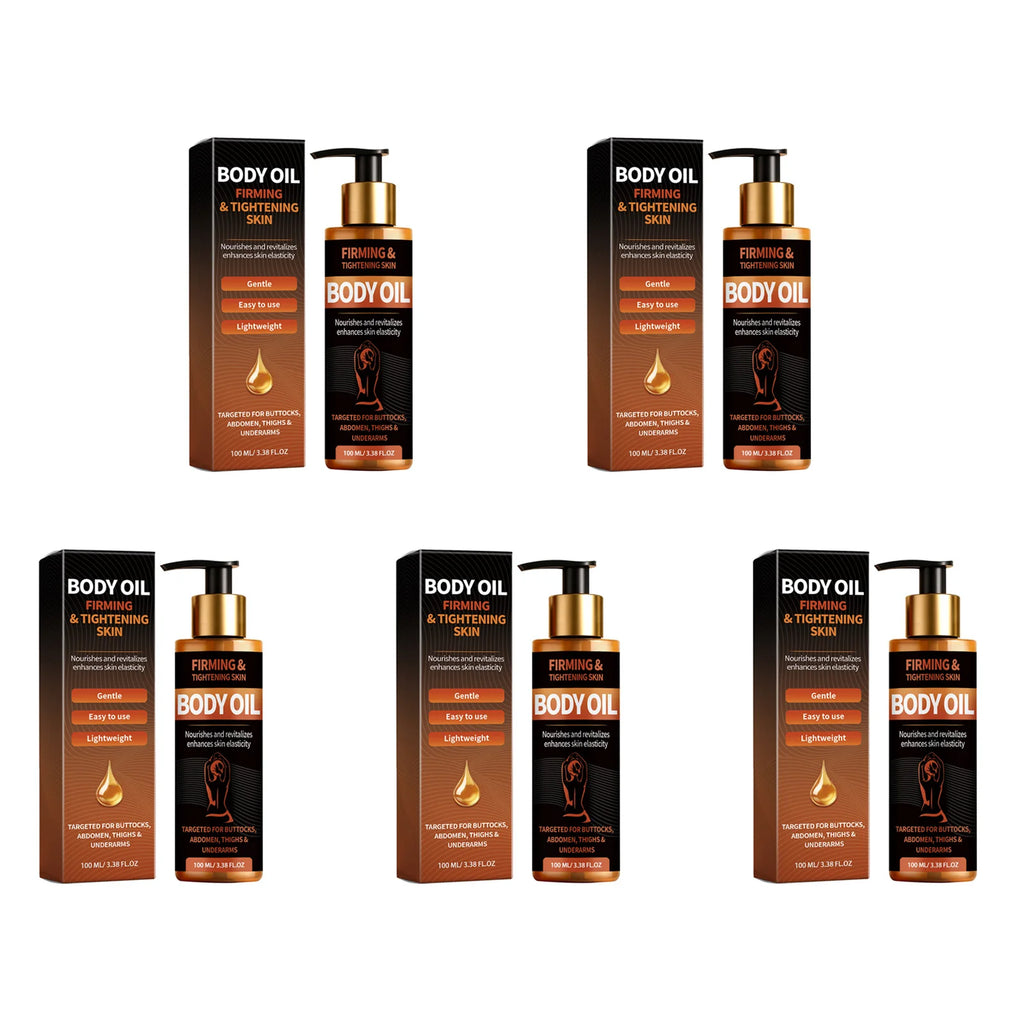 OceAura Firming Body Oil – Lifting, Brightening & Nourishing Firming Body Oil Zpaxo 5 x 100ml Boxed