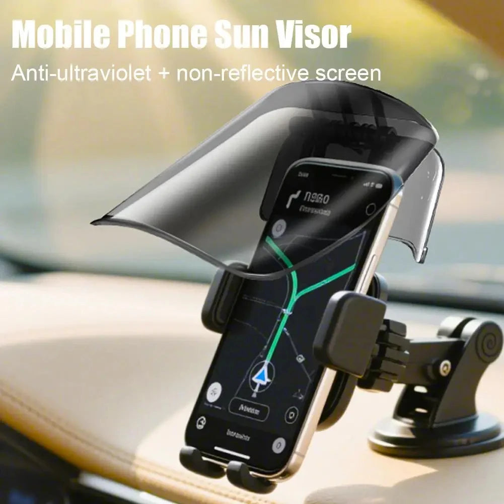Sun Hat Phone Mount Shade Rainproof Universal Fit Extended Visor