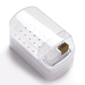 New 30 Holes Nail Drill Bits Organizer Box Acrylic Nail Salon Nail Art Display Stand Nail Art Drill Bit Holder Home Nail Art Zpaxo White
