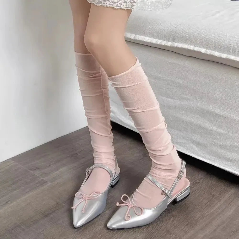 Sweet Woman Sexy Stockings Summer Soft Girls Ballet Socks Thin Breathable Leggings Socks Loose Costumes Zpaxo