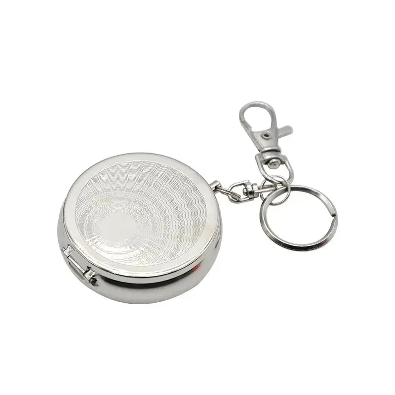 Portable ashtray Pocket watch model Metal ashtray key chain model mini ashtray Zpaxo