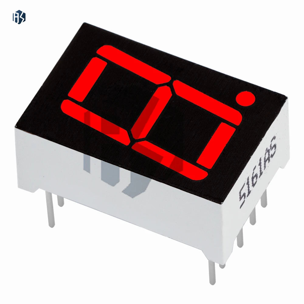 1-Digit Common Cathode 7-Segment LED Display Kit (1-20PCS), 0.56 Inch Red Digital Tube for Electronic Projects Zpaxo
