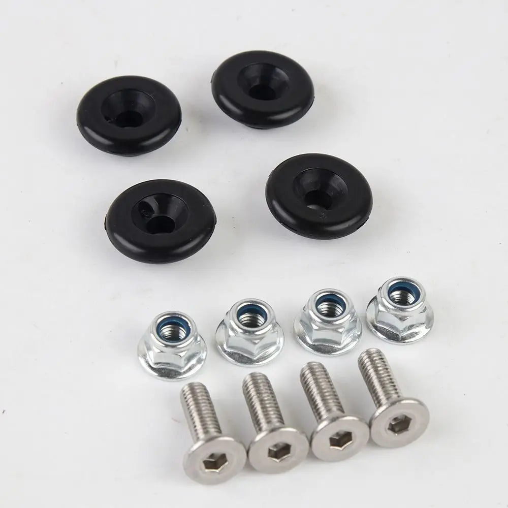 4-Pack Motorcycle Tailbox Buckle Rear Luggage Bushing Spacers Luggage Mounting Spacers Zpaxo