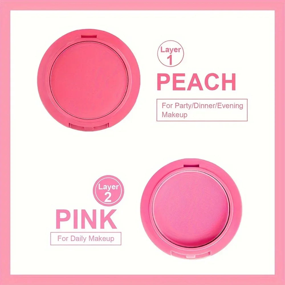 Multi Layer 5-color Powder Blusher Waterproof Durable Suitable All Zpaxo