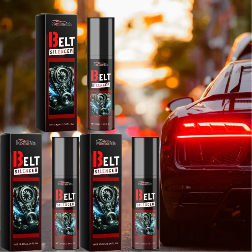 100ml Car Engine Belt Silencer Spray – Noise & Wear Protection Belt Silencer Spray Zpaxo