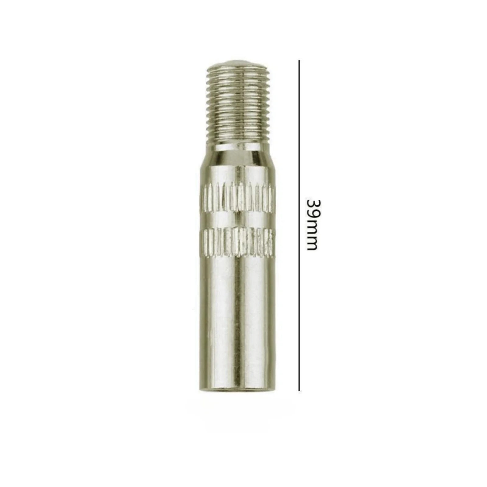Car Chrome Screw-on Valve Cap Stem Extension Wheel Tire Extender Rod