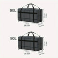 180 90 40L Heavy Duty Large Moving Bags Backpack Strap Strong Handles Zippers Big Totes For Space Saving College Dorm Traveling Zpaxo 2PCS 90L