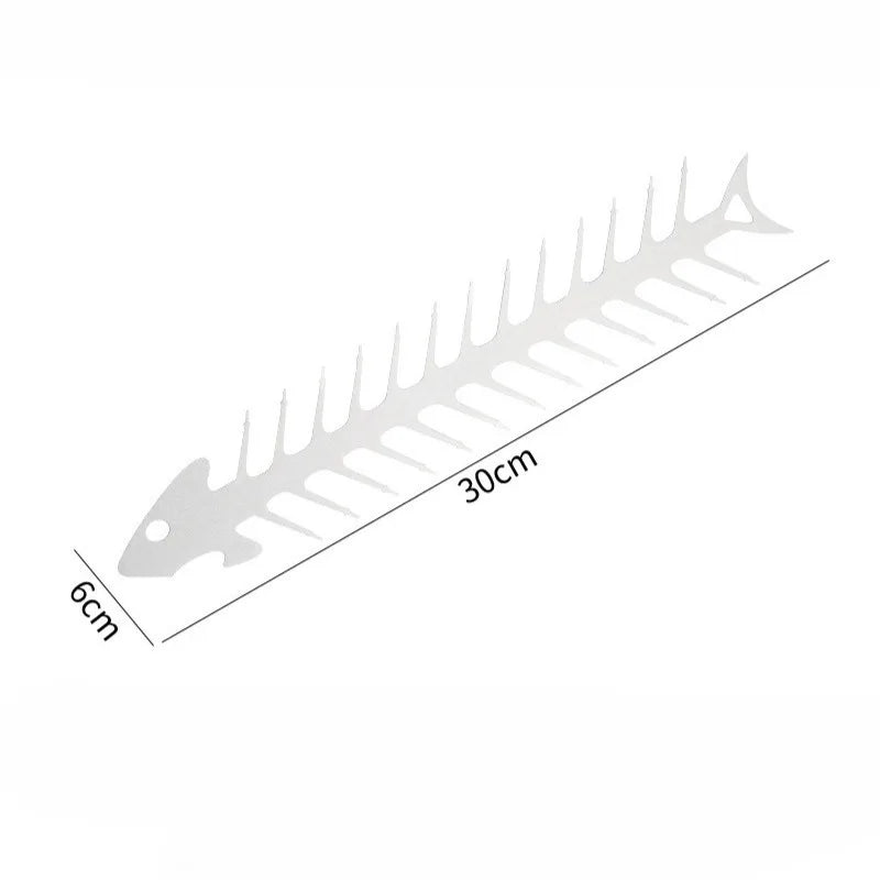 Fishbone Stainless Steel BBQ Skewer – Multi-Prong Grill Tool BBQ Grill Skewer Zpaxo