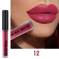 Matte Liquid Lipstick Waterproof Long Lasting Velvet Mate Nude Brown Red Lip Gloss Lint Tube Makeup Cosmetic Lipsticks Lipgloss Zpaxo 12