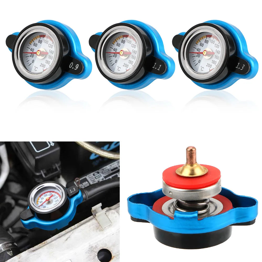 Pressure Balance Function Thermo Radiator Cap Temperature Gauge 0 9 1