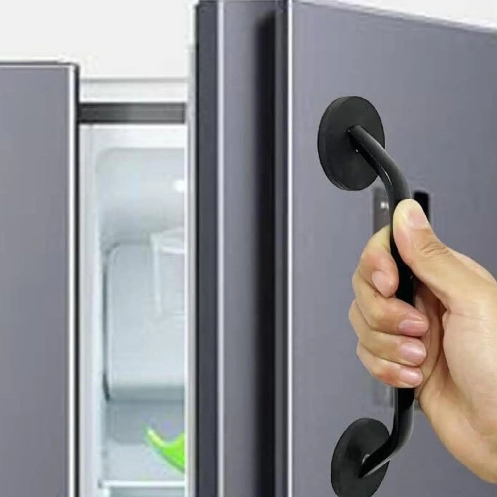 Magnetic Door Handle Aluminum Ergonomic Pull Bar Refrigerator Replacement Handle for Home Dorm Fridge Dishwashers Washing Zpaxo