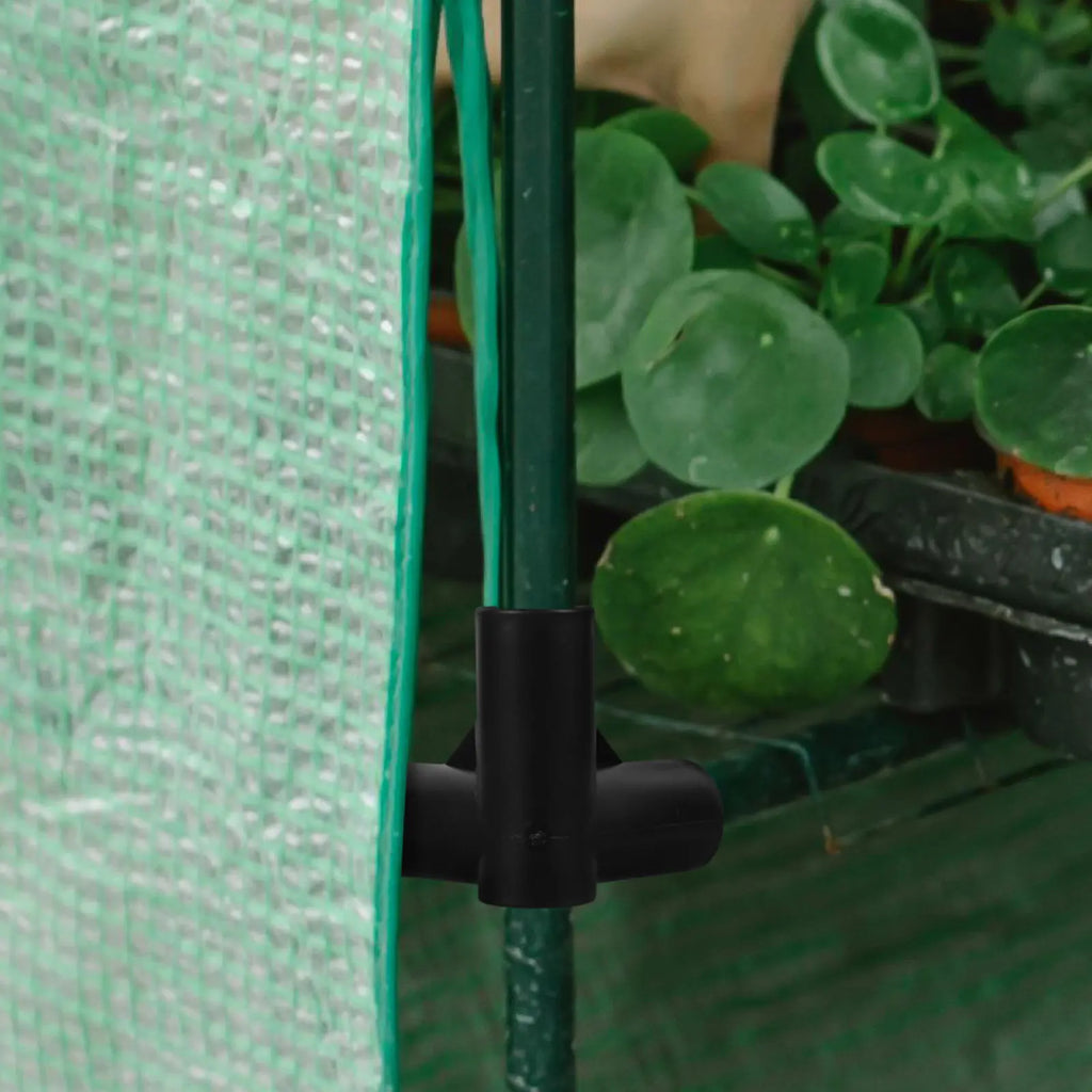 10Pcs Premium PP 3-Way 4-Way Corner Connectors for Greenhouse Grape Trellis Sunscreen Shed Gardening Plastic Tube Fittings 20Mm Zpaxo