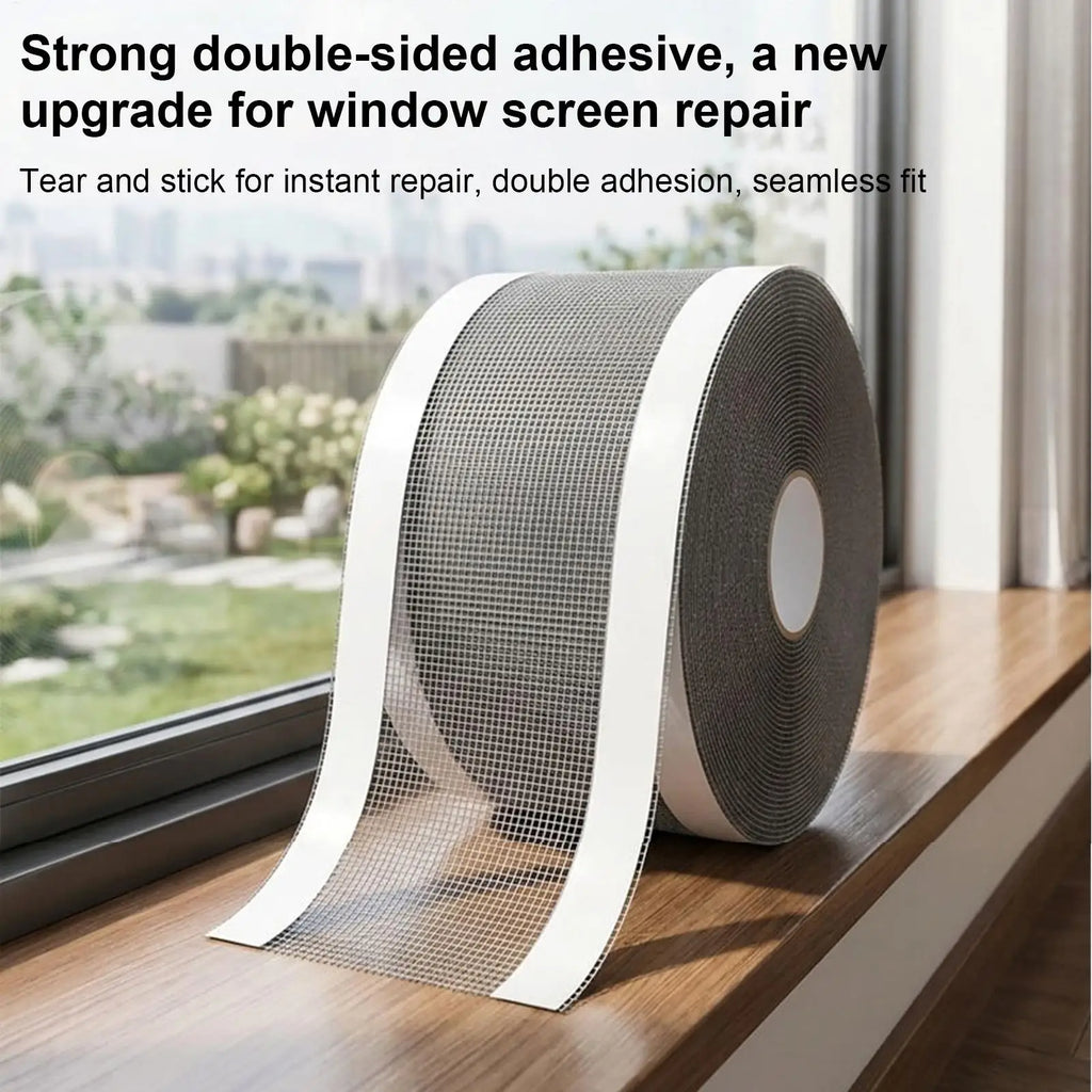 Screen Repair Tape Self Adhesive Fiberglass Mesh Window Door Fix