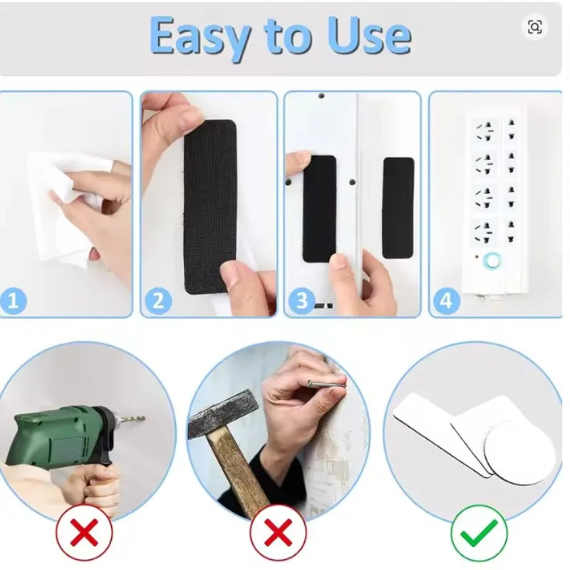 16pairs Removable Carpet Gripper Tape Heavy Duty Double Sided Hook