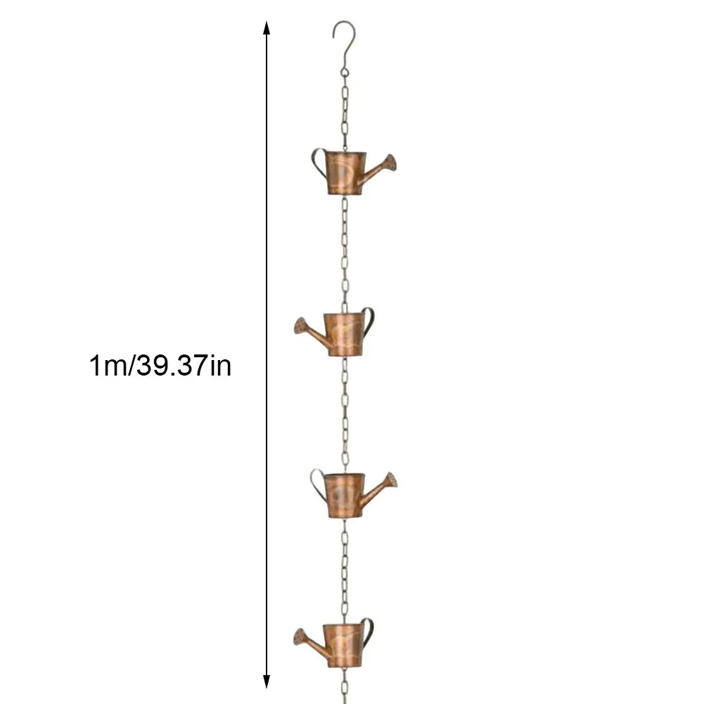 Metal Drainage Rainwater Chain Multifunction Decorative Downspout