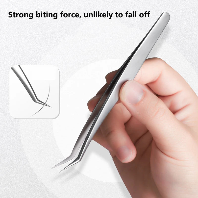False eyelash grafting forceps Different shapes meet different usage requirements. The operation is simple. Get started quickly Zpaxo