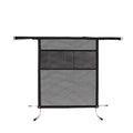Mesh Material Car Pet Barrier Sturdy Durable Elastic Edge Pet Isolation Net Easy Installation Breathable Car Seat Protective Net Zpaxo Black