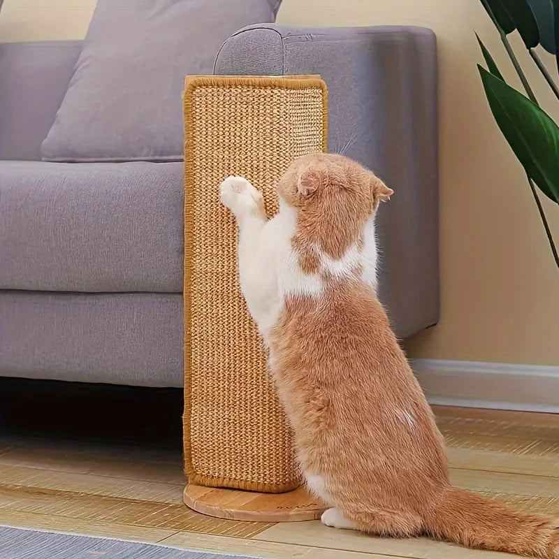 Sturdy Sisal Cat Scratching Board- No Mess, Sofa-Safe Design, Suitable for Exercise and Rest- Perfect Gift for Cats Zpaxo