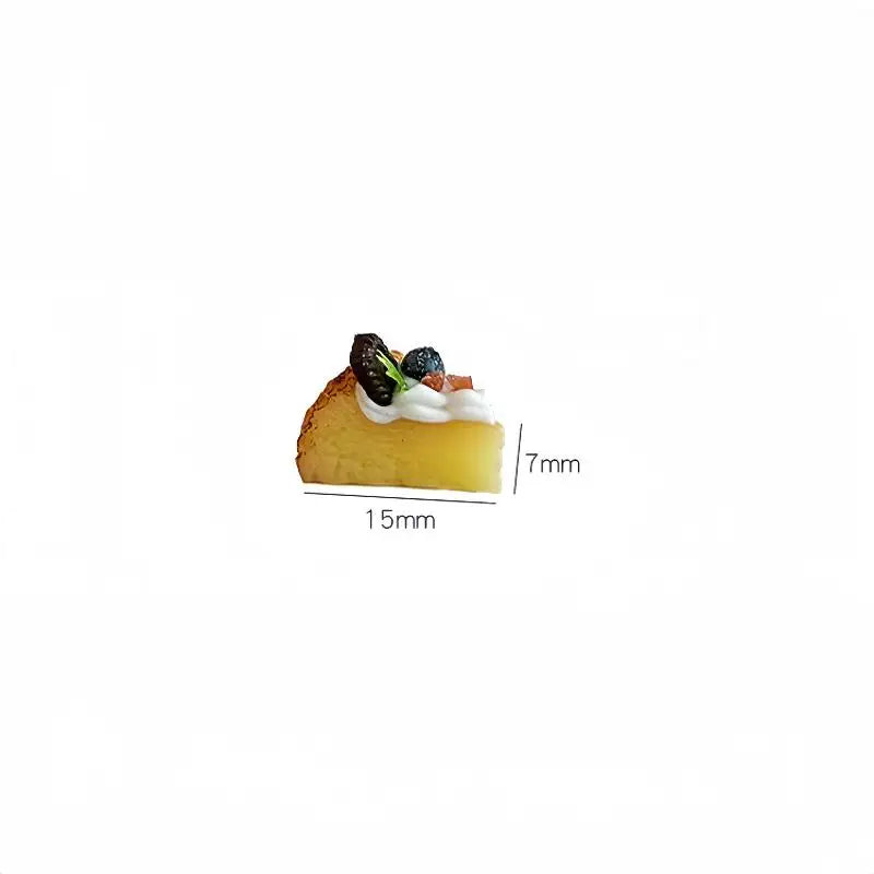 Miniature DIY Food Craft 1 12 Scale Basque Cake Bread Dollhouse Zpaxo
