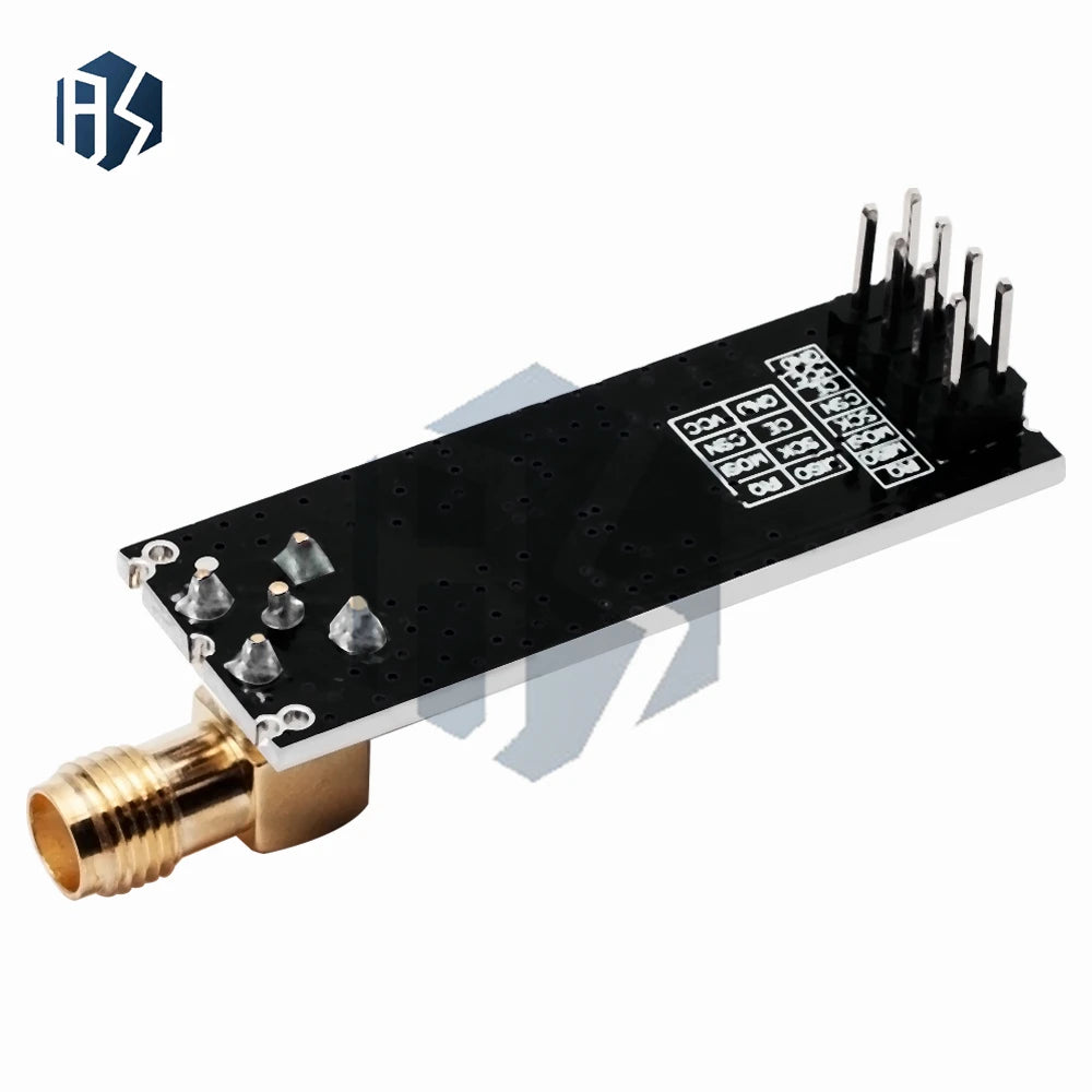NRF24L01+PA+LNA Wireless Module with Antenna 1000 Meters Long Distance FZ0410 Adapter plate Board for 8Pin NRF24L01 Wireless Zpaxo
