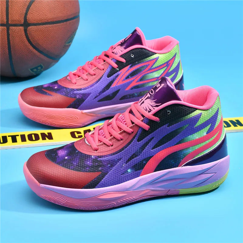 Men's Basketball Shoes Breathable Cushioning Non-slip Wearable Runing Zpaxo