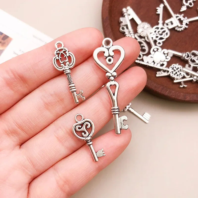 50g Mini Metal Charms Set – DIY Jewelry Making Pendants