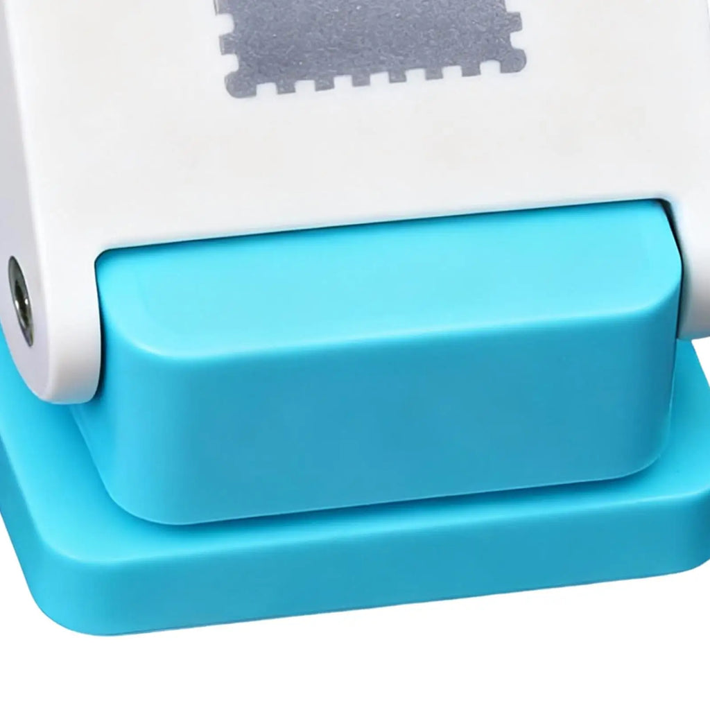 Rectangle Postage Stamp Punch Lever Action Craft Punch for Paper Crafting Scrapbooking Various Materials Punching Tool Zpaxo
