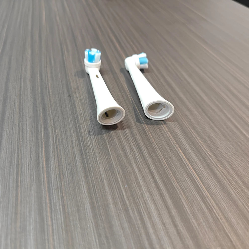 4 Electric Toothbrush Heads Replacement Compatible Oral-b Io Series 2 Zpaxo White 2pcs