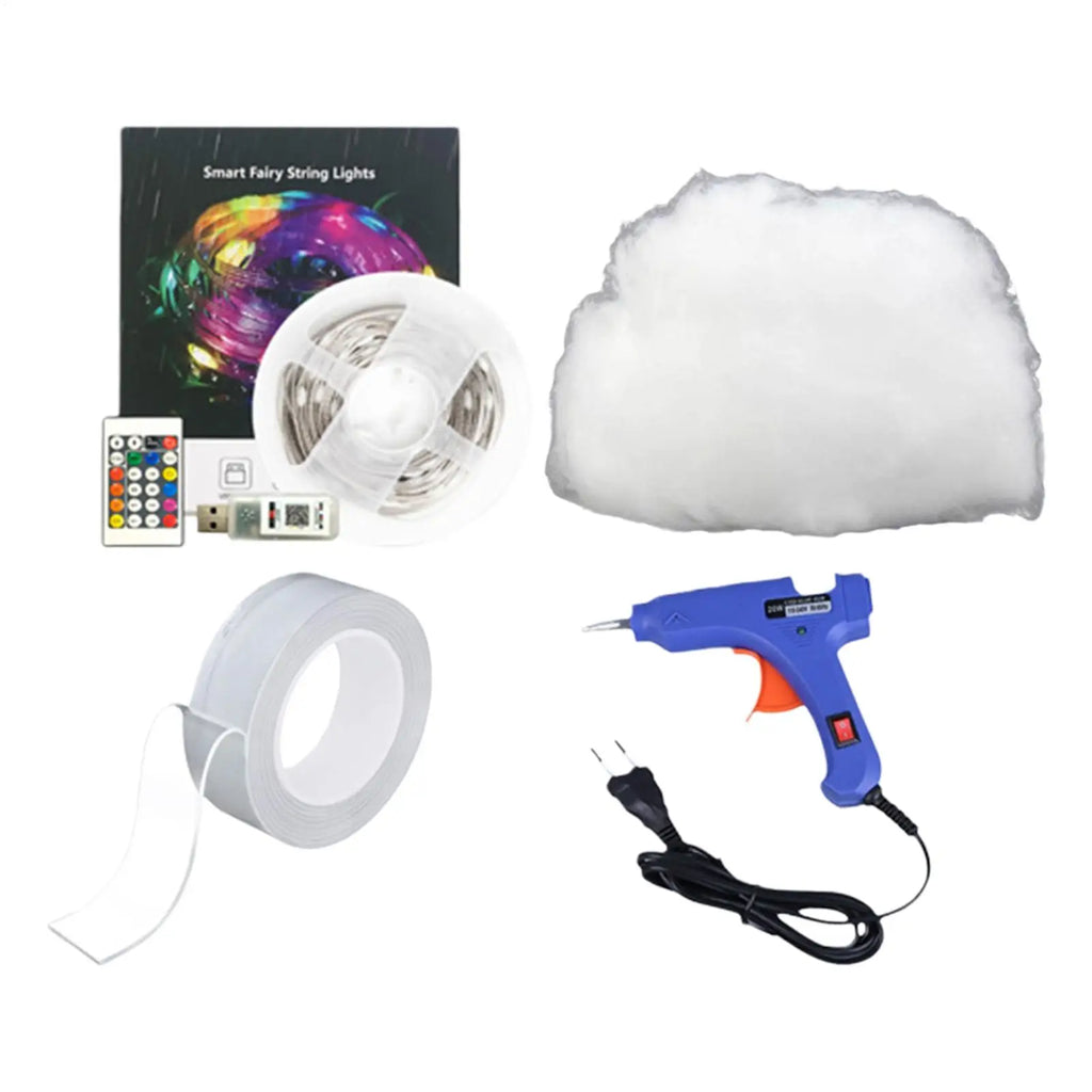 Christmas Tree Lights Indoor 16 4ft Waterproof Cloud Multi-mode Fairy