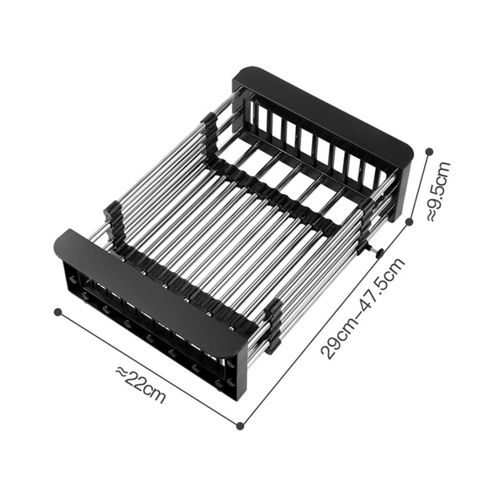 Kitchen Sink Drying Rack Dish Drainboard Large Rust-proof Drainer