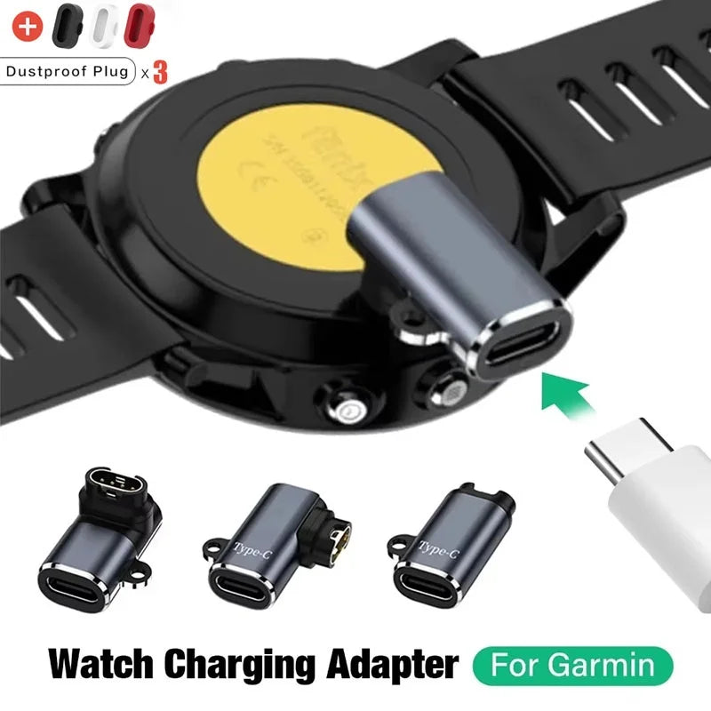 C Micro USB 8pin Charging Adapter Garmin Watch Fenix 7 7S 7X 6 6S 6X Zpaxo