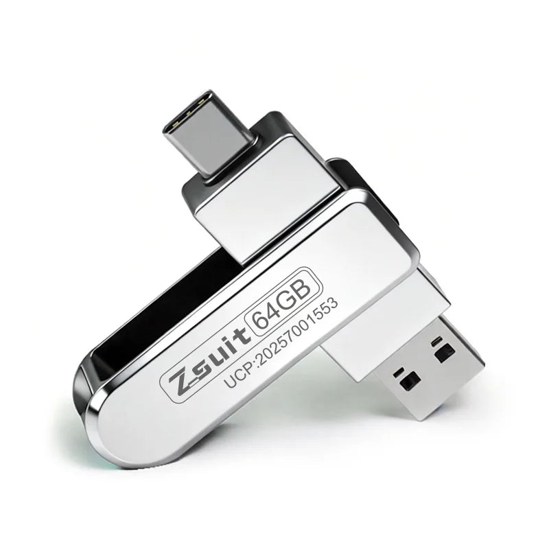 USB Flash Drive Typec Dual-interface High-speed USB Mobile Phone Computer Dual-purpose Audio Genuine USB Flash Drive Zpaxo